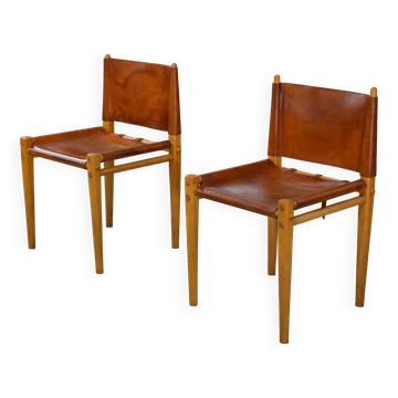 Paire de chaises modèle « Oasis » par Gian Franco Legler pour Zanotta 1960’s