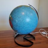 Globe terrestre lumineux 1970