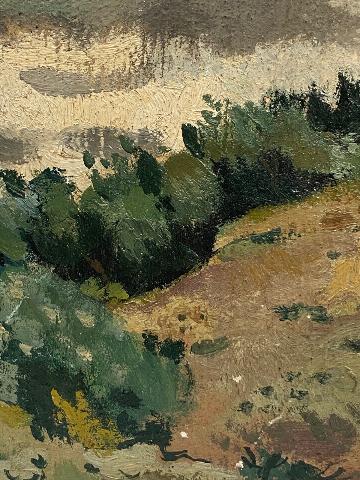 OIL ON CARDBOARD BY JEAN DENIS MALCLES LANDSCAPE 1933