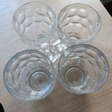 4 glass beer mugs 500ml