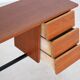 Vintage teak metal sidetable
