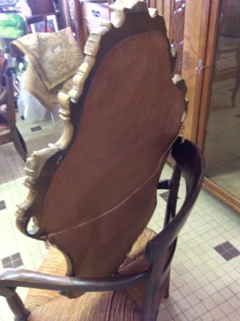 Golden rocaille mirror