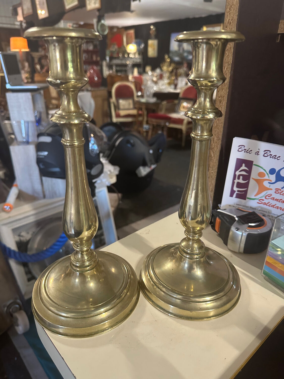 Pair of Louis Philippe candlesticks