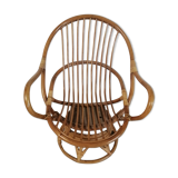 Swivel rattan chair