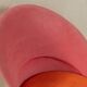 Cone chairs by Verner Panton for Gebrüder Nehl, original pink and orange upholstery, set of 2