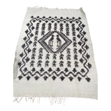 Tapis couverture vintage tribal en laine