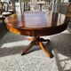 Round table with central leg 110cm extendable to 210cm