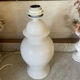 Vintage glazed ceramic lamp