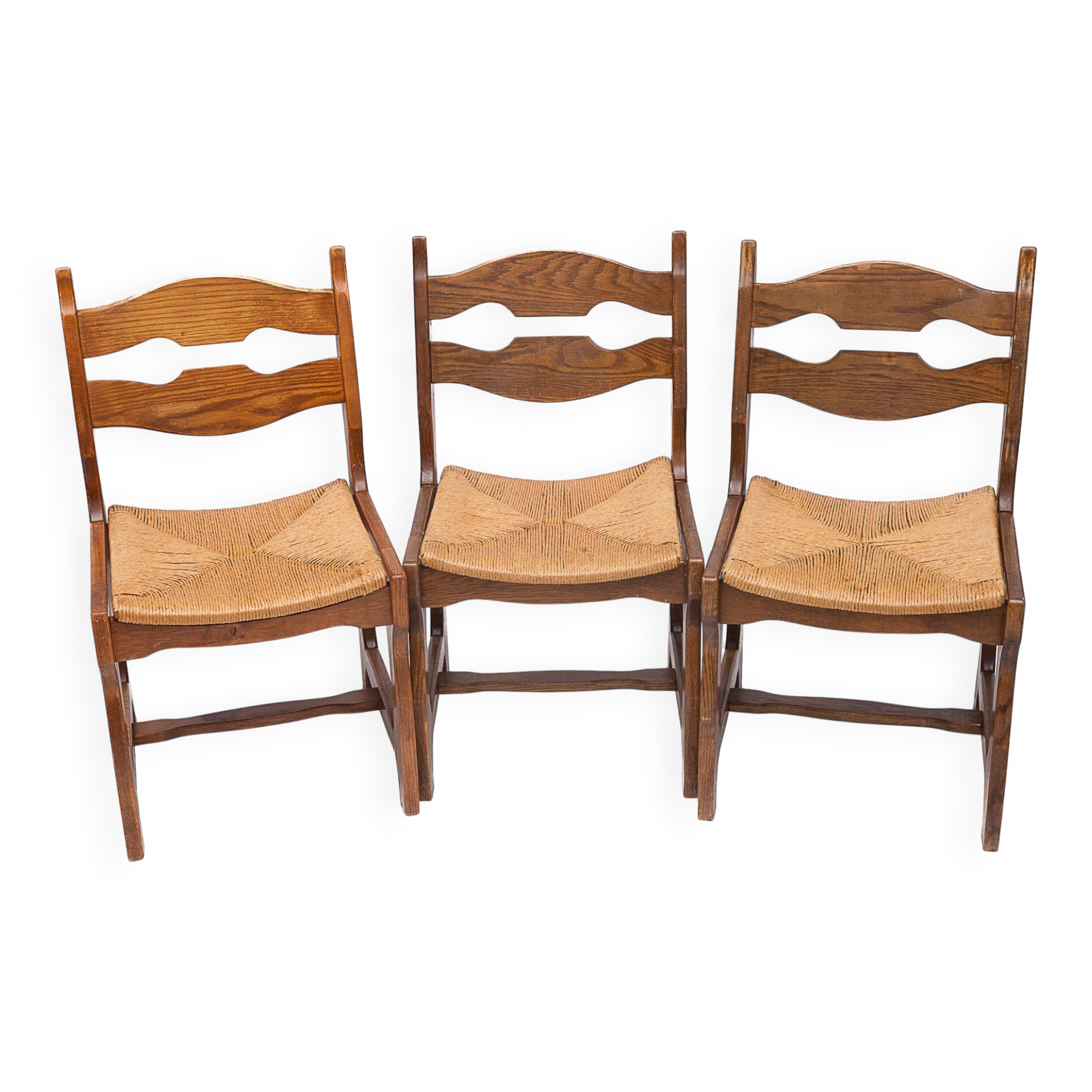 Set de 6 chaises par Guillerme et Chambron