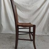 Mulched wooden chair