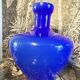Vase Murano opaline bleue Ø34cm