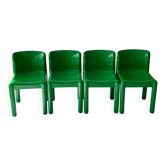 Set of 4 Carlo Bartoli Model 4875 chairs for Kartell, Italy 1970