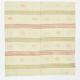 5x5 Cream & Beige Square Small Size Area Wool Kilim Rug, 136x142 Cm