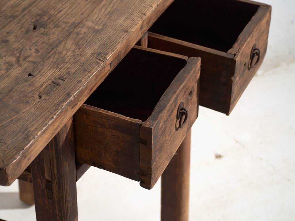 Console ancienne en bois d'orme – Chine, vers 1920