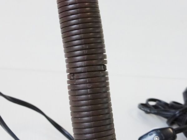 Isao Hosoe : rare lampe serpent ebi version lampe à poser chocolat 1970 vintage