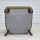 1960s, Scandinavian armchair, green furniture velour, oak wood legs.