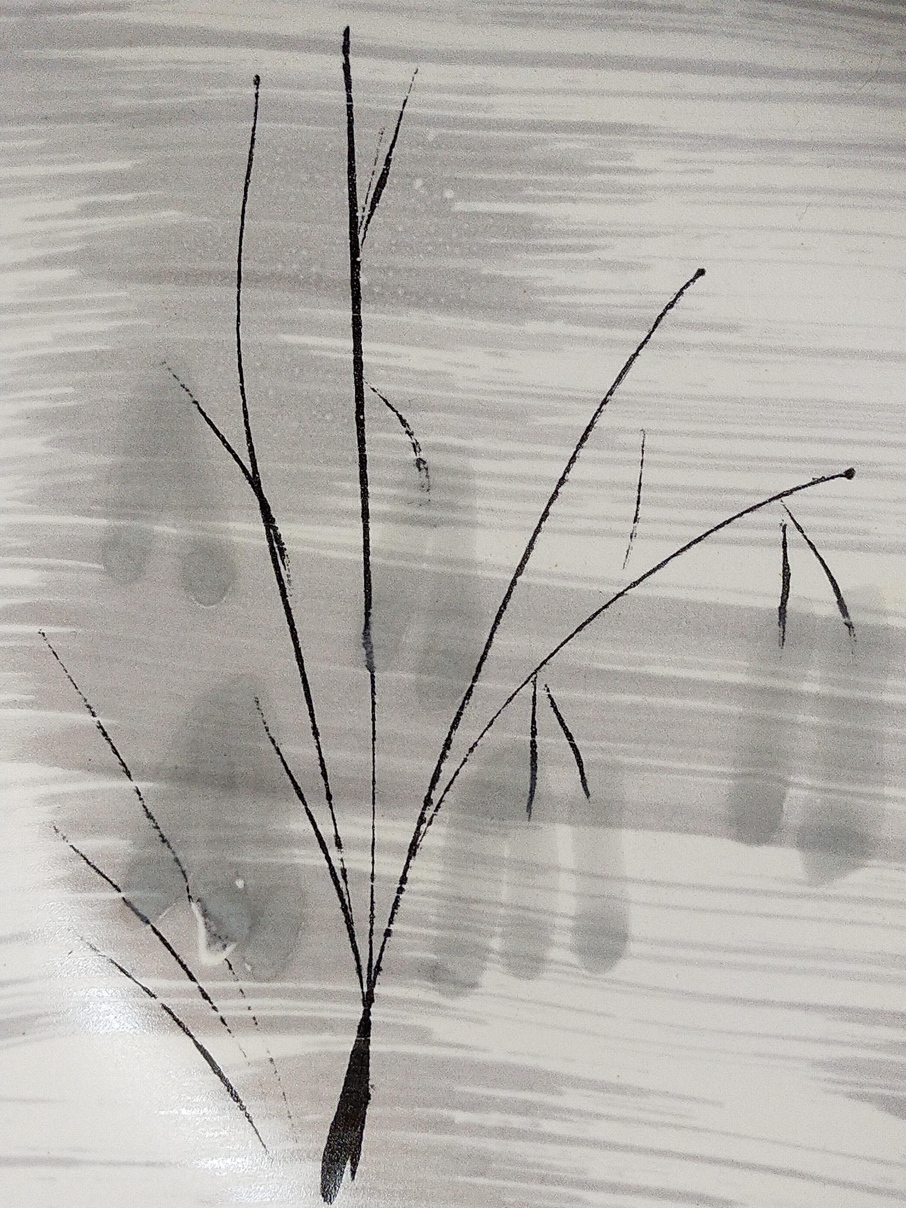 Six assiettes céramique Niderviller service "Chatons" années 50.