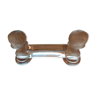 Glass knife holder and glass paste