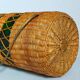 XL bottle lamp foot dressed in rattan 50s