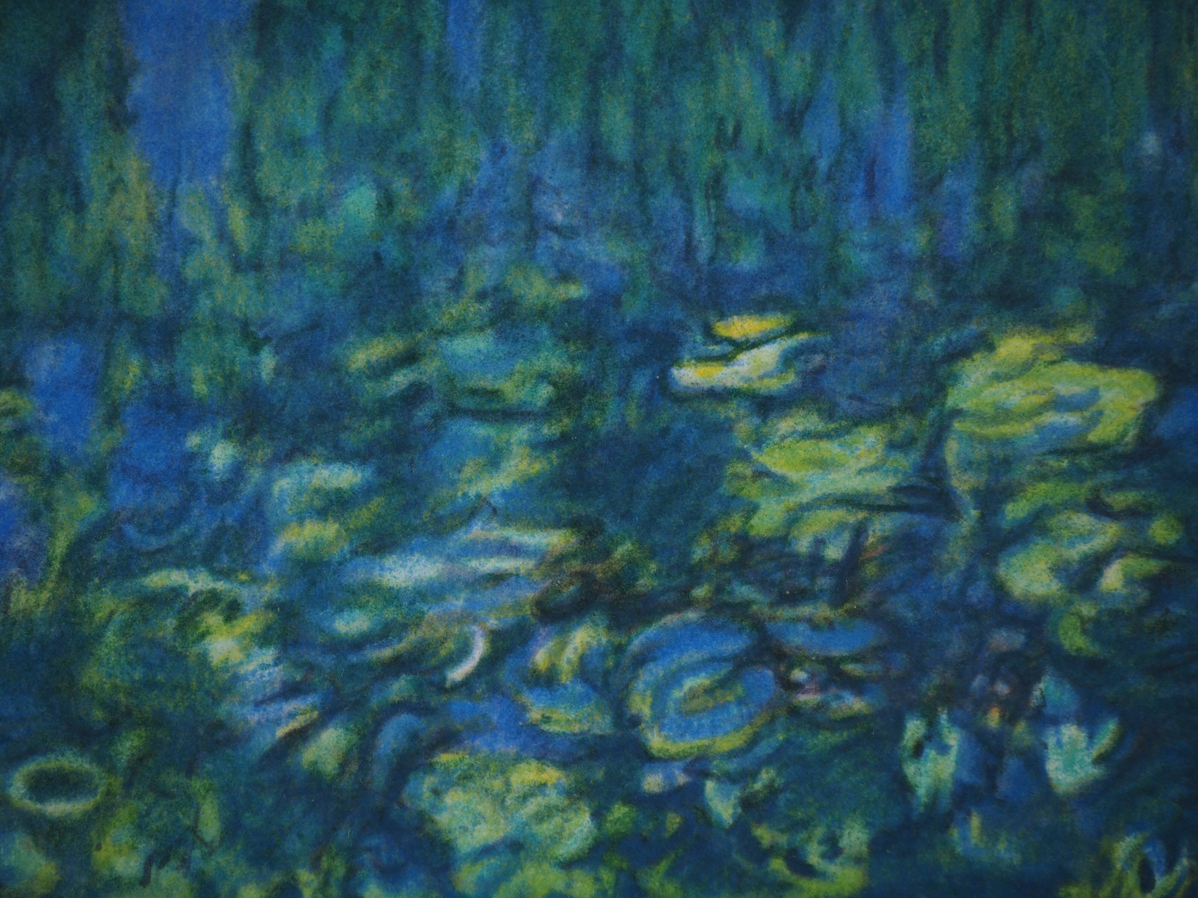 Claude Monet: Water Lilies, signed lithograph