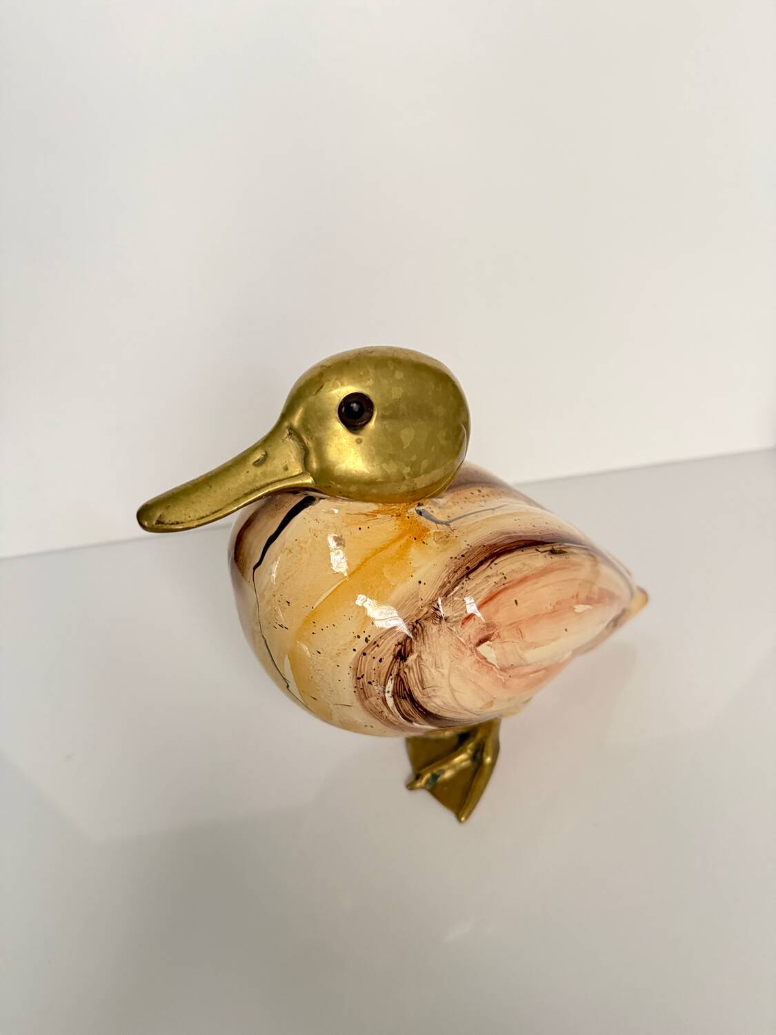 Large ceramic duck by Lancel