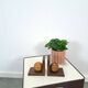Vintage oude houten boekensteun