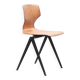 Chaise Galvanitas s19 réédition chêne  noir