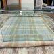 Curved glass design coffee table