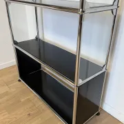 Etagère USM Haller en Noir Graphite