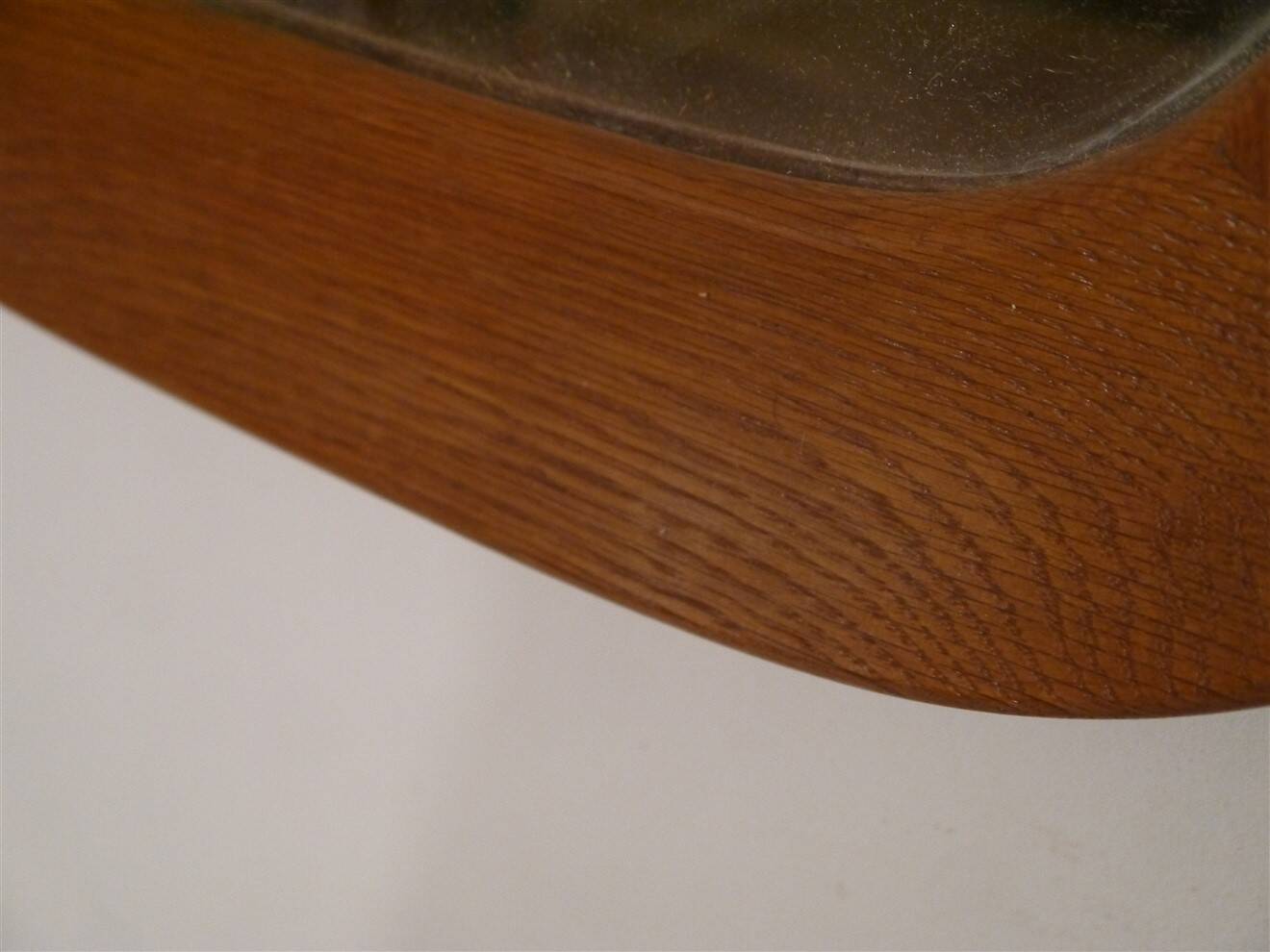 Scandinavian wooden mirror 1960