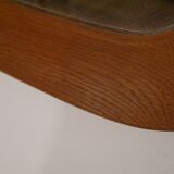 Scandinavian wooden mirror 1960