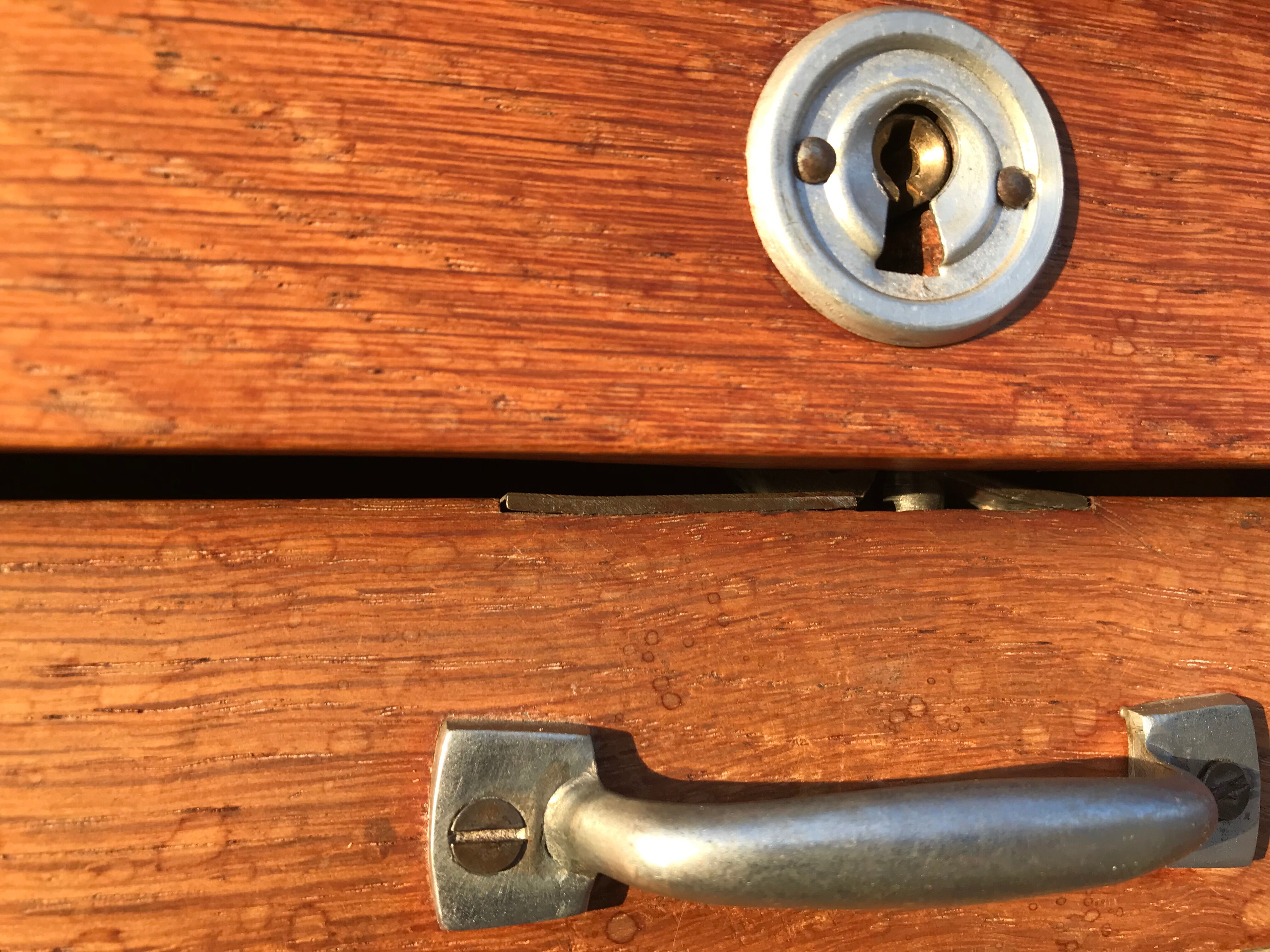 Wooden filing cabinet