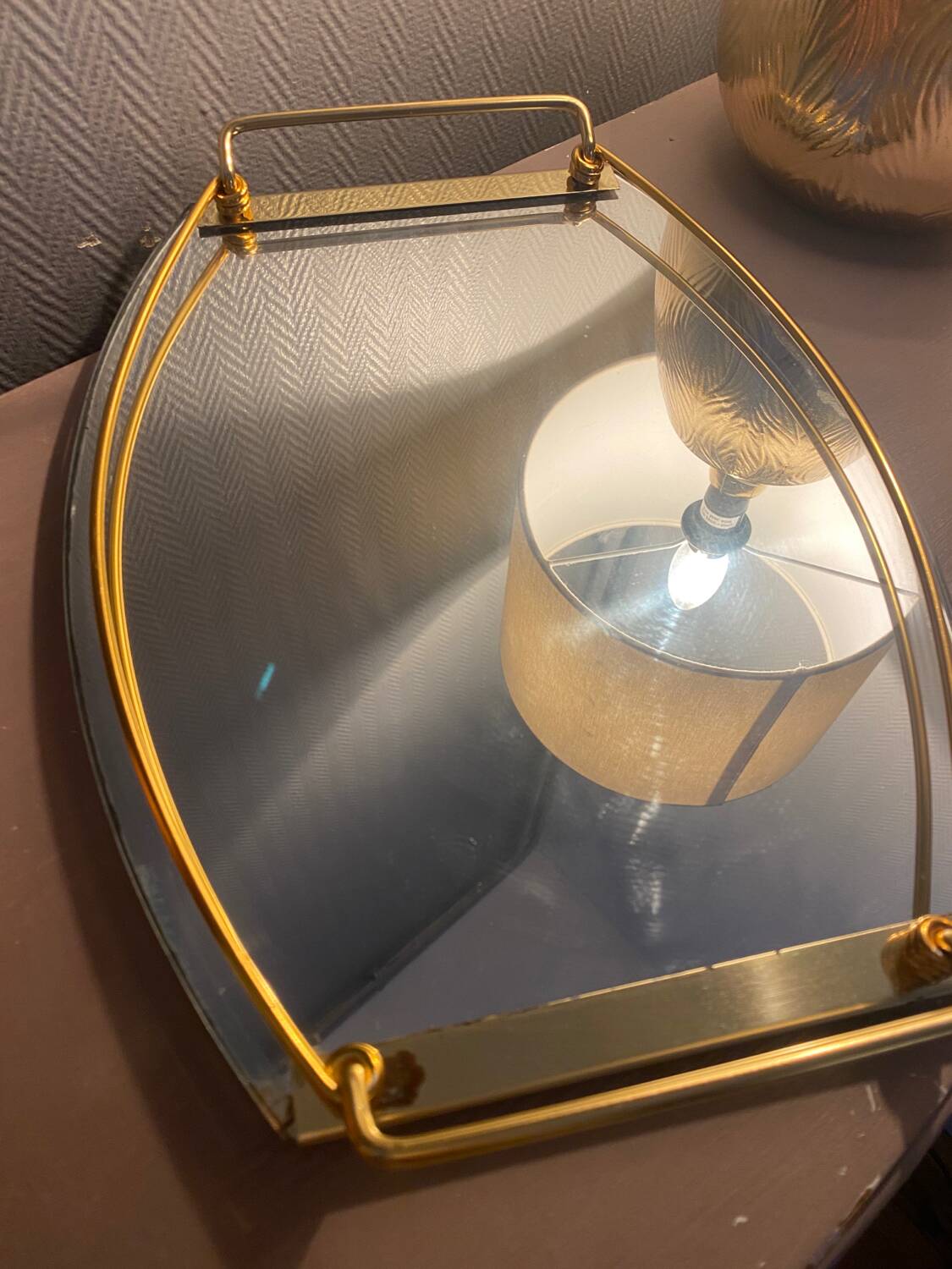 Art Deco mirror tray