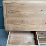 Commode anglaise, scriban en pin