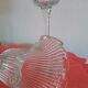Lot of 2 photophore candlesticks in corolla shape