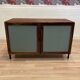 Commode palissandre et métal design 1950