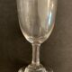7 antique blown foot glasses