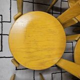 Lot of vintage bruno rey 1970" chairs