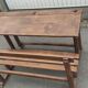 Old school desk desk in vintage wood 1950