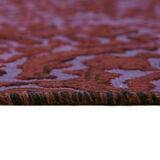 Handmade oriental contemporary 1980s 203 cm x 266 cm purple wool carpet