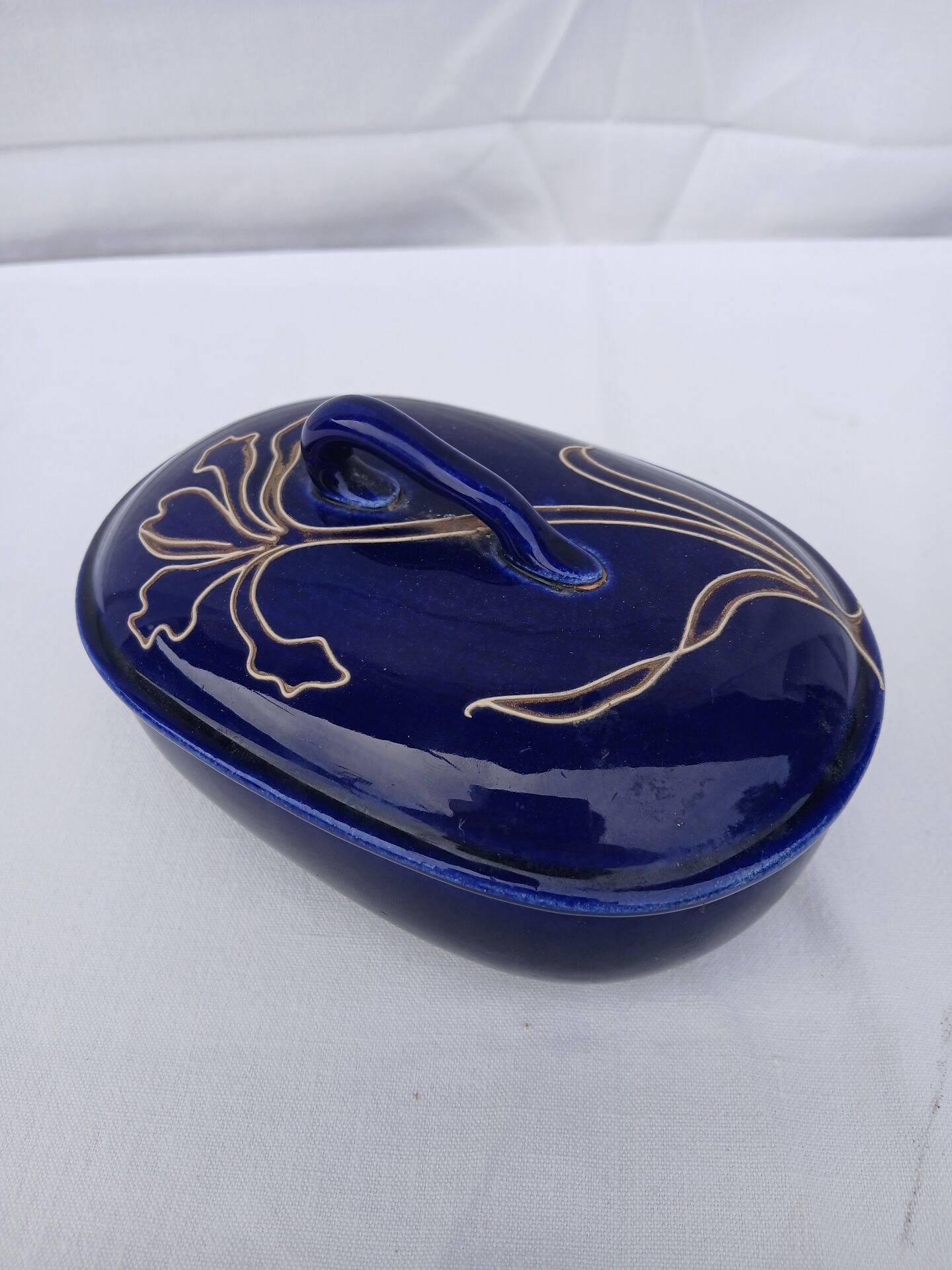 Vintage Art Deco ceramic sweet jar