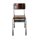 Chaise escabeau années 60