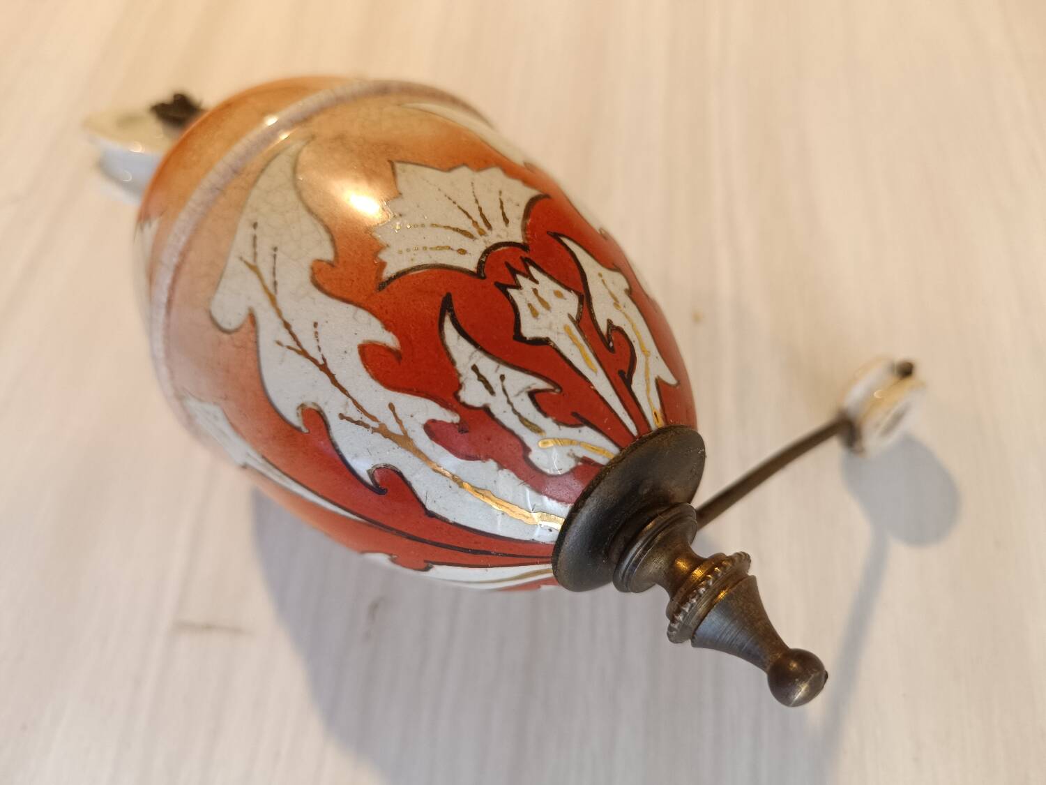 Opaline glass pendant light