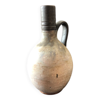 Stoneware bottle vase by Willy Biron