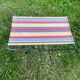 Tabouret camping pliant vintage