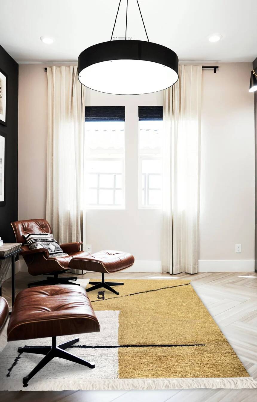 Tapis design avec franges Babel 240cmx150cm