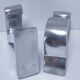 pair of bookends "a" and "z" cast aluminum