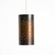 Mid-century pendant lamp made of metal and copper by Ernest Igl Hillebrand