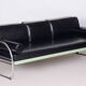 Bauhaus Sofa in Leather by Robert Slezak, 1930s