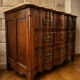 Bordeaux Crossbow Commode in Solid Mahogany, Louis XV Period